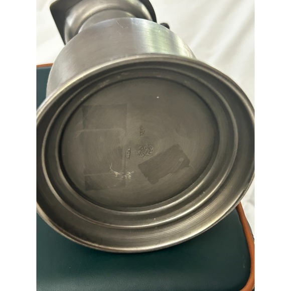 Antique Pewter Flagon with Acorn Hinged Lid, Hallmarked - Picture 6 of 6